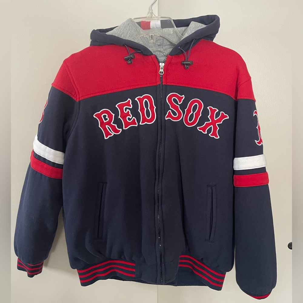 Boston Red Sox baseball Youth jacket. Genuine Merchandise. Size LG 16/18.